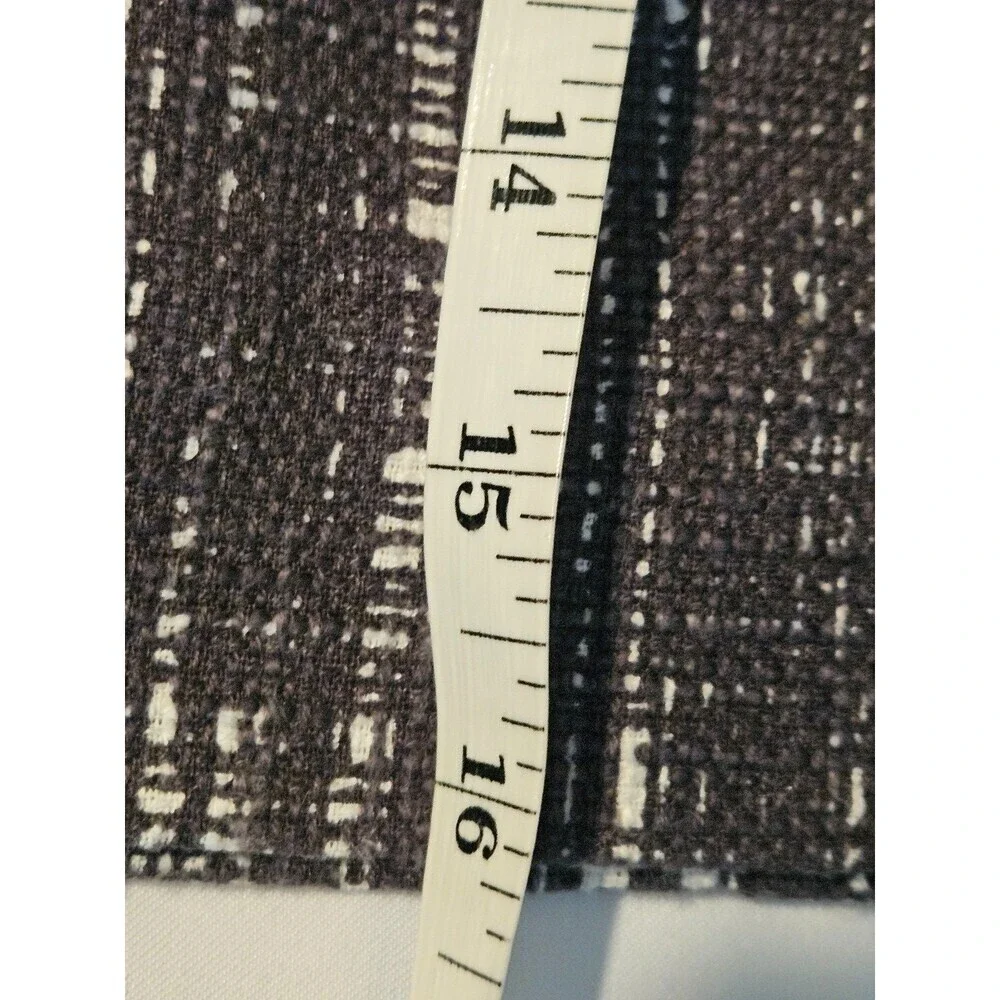 J. Crew Black And White Tweed Style Skirt Size 8‎ NWT